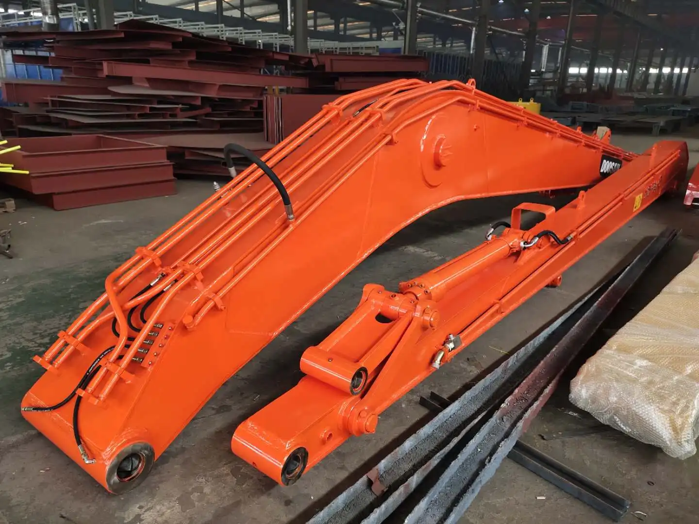 What is the dipper arm on an excavator?